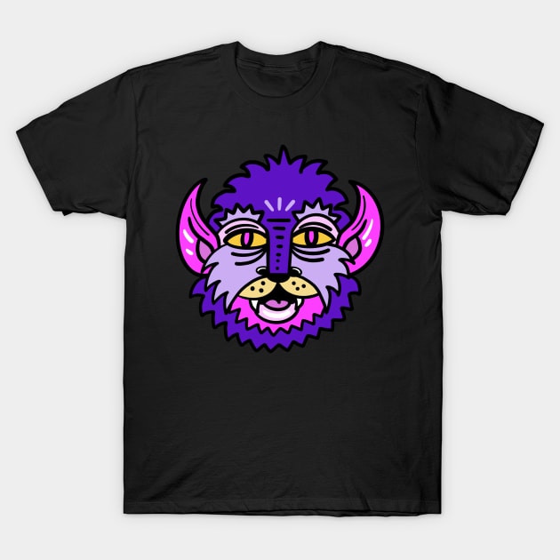 Purple Werewolf T-Shirt by This Is Sian Ellis